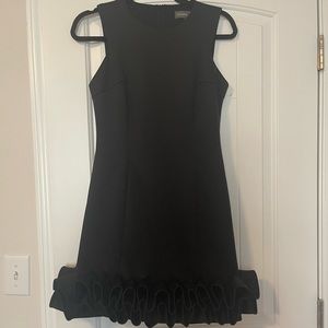 NEW!!! Donna Ricco Ruffle-Hem Sheath Dress